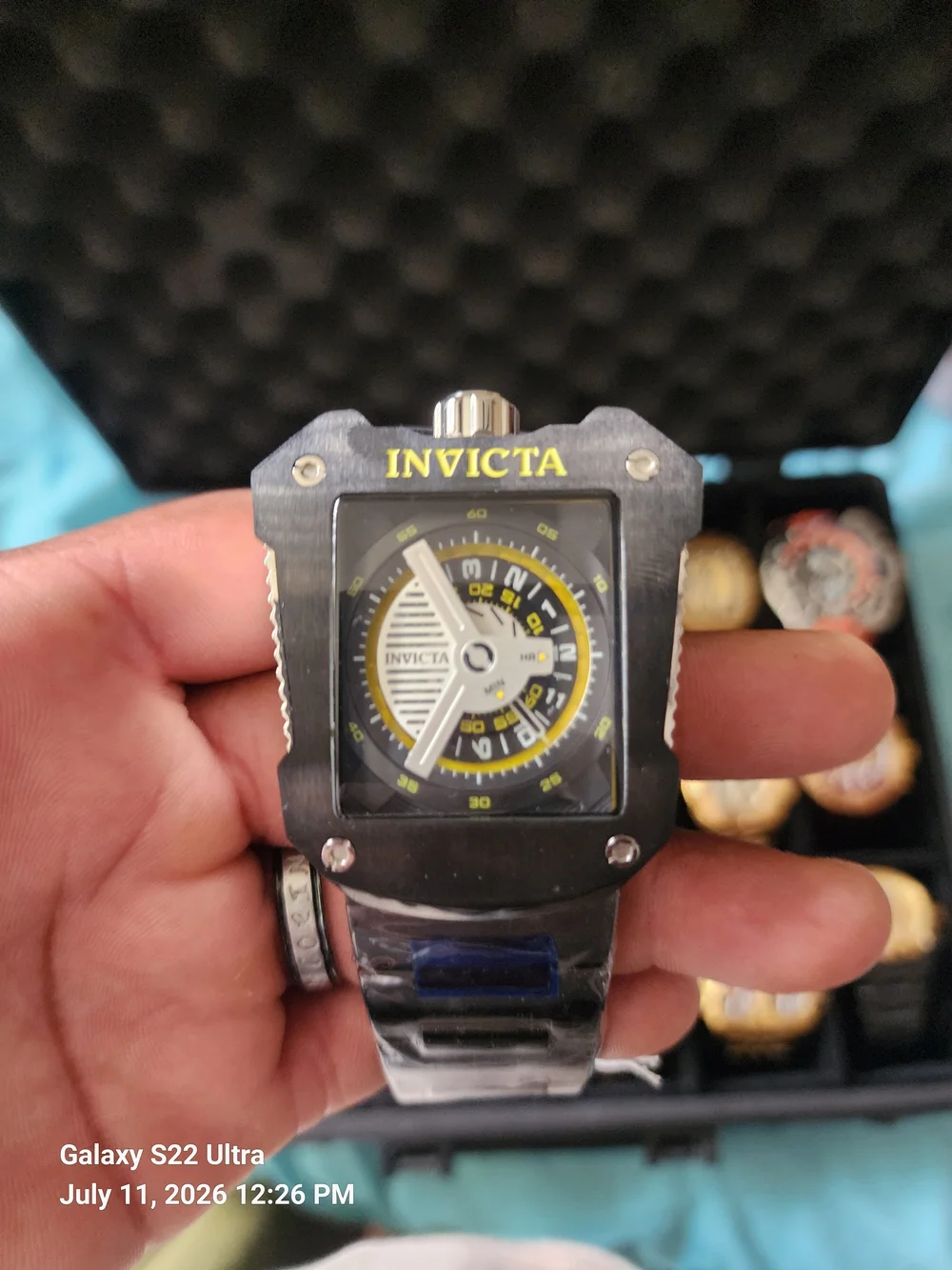 Invicta S1 Automatic Black and Yellow Men's Watch (Very Rare)